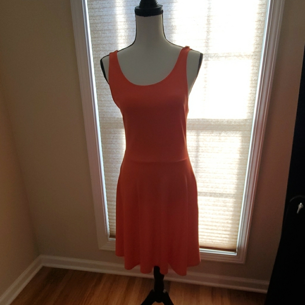 Orange Dress (open back)